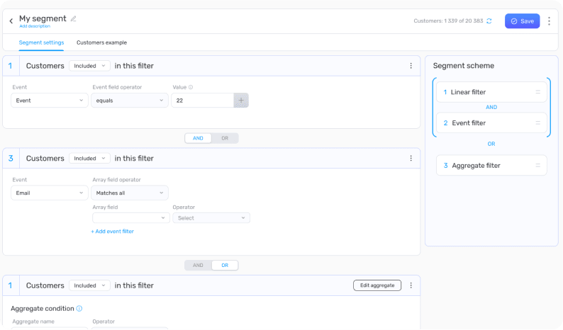 Advanced Segmentation and Personalization